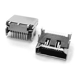 9020 SERIES - HDMI PCB 19P W/O FLANGE, R/A DIP, R/A SMT - Chufon Technology Co., Ltd.