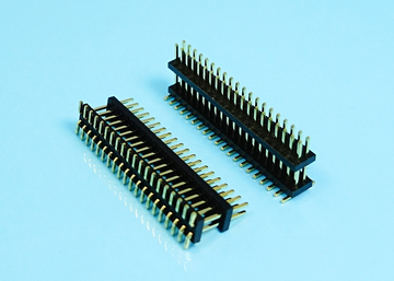 LP/H127TGN a A d A c - b -2xXX - 1.27mm Pin Header H:1.0 W:3.4 Dual Row Dual Base SMT Type - LAI HENG TECHNOLOGY LTD.