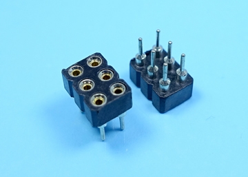 LSIP254-2xXX - 2.54mm SIP SOCKET Dual Row Round Pin - LAI HENG TECHNOLOGY LTD.