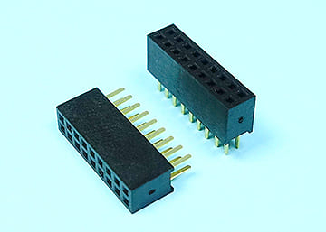 LPCB127BSG X2.4-2xXX - 1.27mm Female Header H:4.3 W:3.0 DIP:2.4 Straight Dual Row  - LAI HENG TECHNOLOGY LTD.