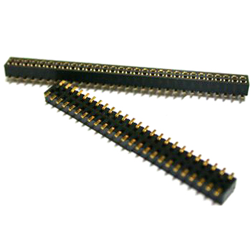 2162B2 - FEMALE HEADER PITCH:1.27*1.27MM DUAL ROW SMT TYPE H:2.2MM - Leamax Enterprise Co., Ltd.