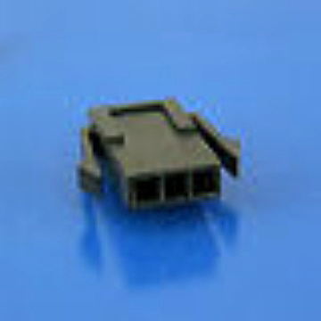4312-1xxHFE - Wafer 3.0mm Single Row Female Black Housing With Mtg Ears - Leamax Enterprise Co., Ltd.