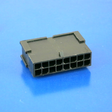 Wafer 3.0mm Dual Row Female Black Housing