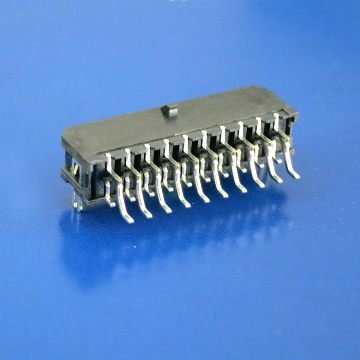 4312-Sxx2RC-RN - Wafer 3.0mm Dual Row Right Angle SMT Type With Solderable Retention Clip - Leamax Enterprise Co., Ltd.