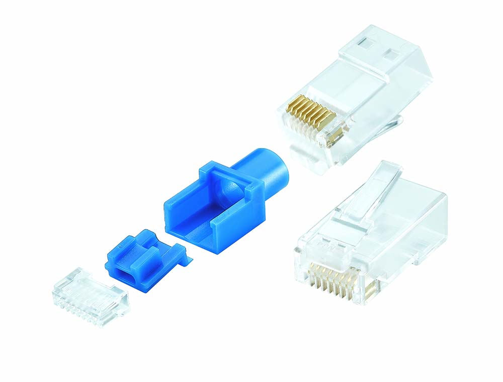 C6 8P8C-F UTP-Molding Use Patented RJ45 Modular Plug