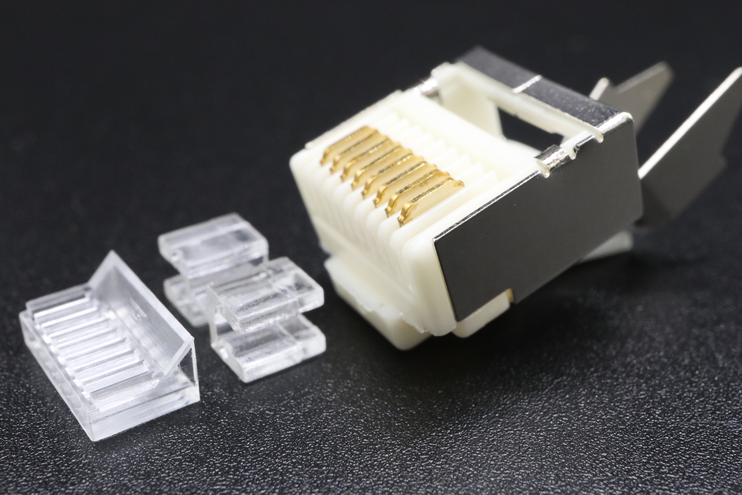 P8-S88 - C6A S-8P8C-F  Shielded-Nylon RJ45 Modular Plug - Plug Master Industrial Co., Ltd.