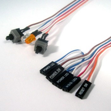 Case panel - CASE Panel LED+SWITCH wire harness - Send-Victory Corp.