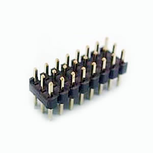 Triple  Row 09  to 120  Contacts  Straight  Type