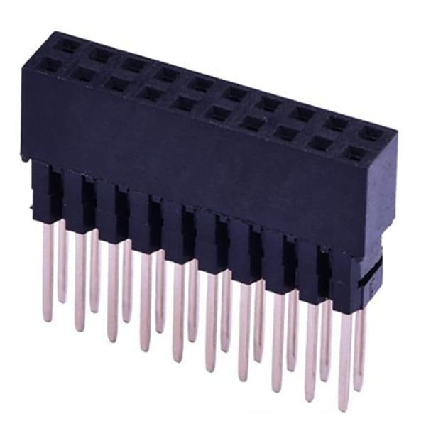 F10 - Female Header Single & Dual & Triple & Four Row Dual Body Straight DIP TYPE - Unicorn Electronics Components Co., Ltd.