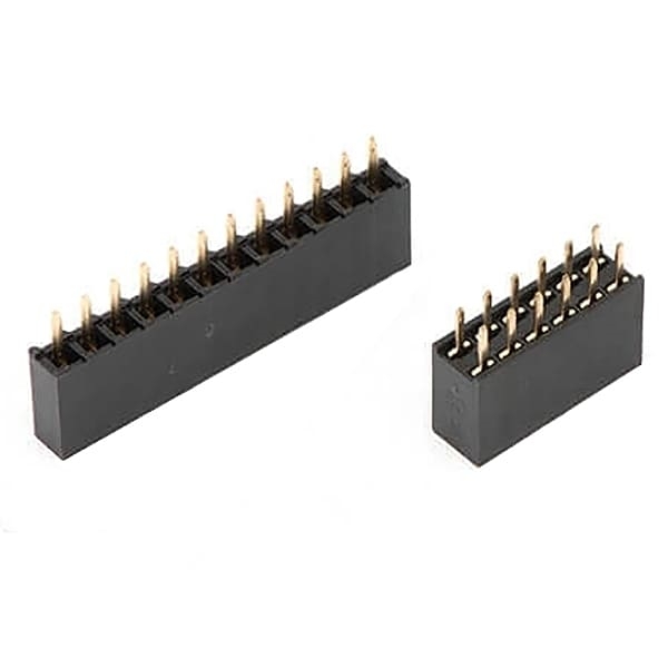 F29 - Female Header Single & Dual Row Straight & Right Angle DIP TYPE ( Profile option ) - Unicorn Electronics Components Co., Ltd.