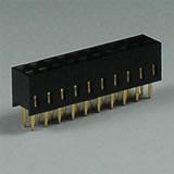  2802-BA & BB SERIES DUAL ROW VERTICAL MOUNT PCB CONNECTORS (LOW PROFILE)   - Vensik Electronics Co., Ltd.