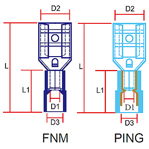  - Connector terminals