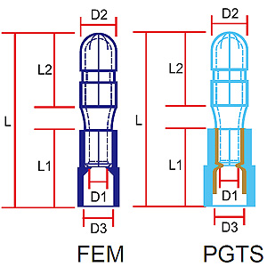  - Connector terminals